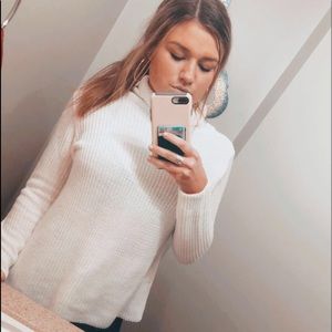 Nastygal white turtle neck